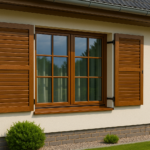 Okiennice drewniane Eurostyl – stylowa ochrona Twojego domu